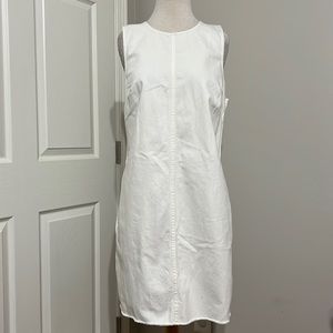 J Crew Factory off white sleeveless pullover dress, size 12